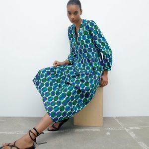 Zara limited edition bohemian print maxi dress you cannot miss